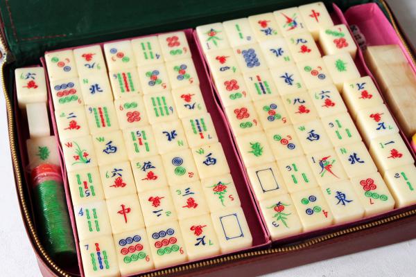 Lote - Jogo Mahjong