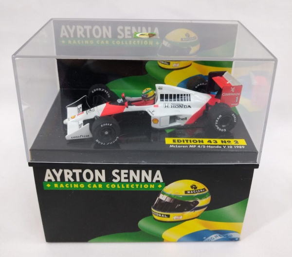 Carrinho Ayrton Senna Racing Car Collection edition 42 n2, McLaren