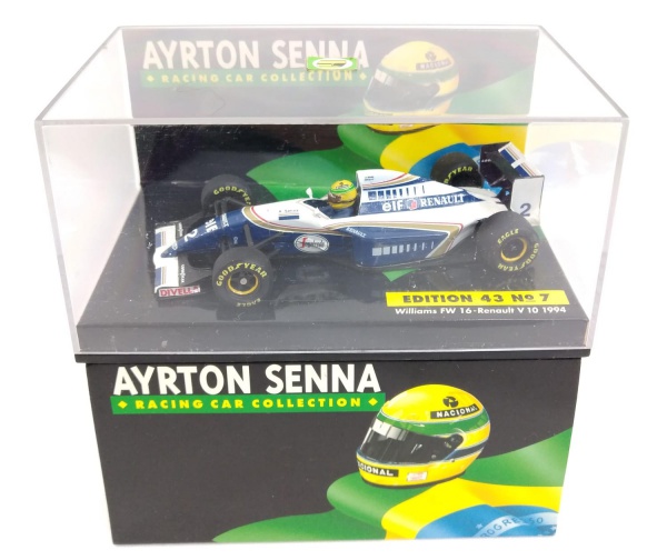 スポーツ AYRTON SENNA RACING CAR COLLECTION Carrinho Ayrton Senna Racing Car Collection edition 42 n7, William