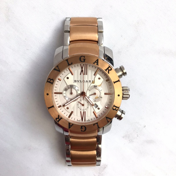 BVLGARI, Made in Swiss - Maravilhoso Relógio Pulso Automático c