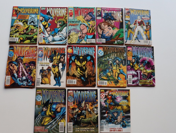 Gibi ou HQ - Marvel Comics Wolverine, ano 1995/96/97, e
