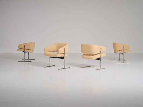 Jorge Zalszupin (L'Atelier) - Set de quatro cadeiras Sênior com
