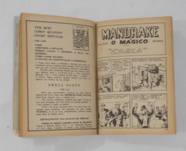 Mandrake Nº 27 Editora Saber 1974