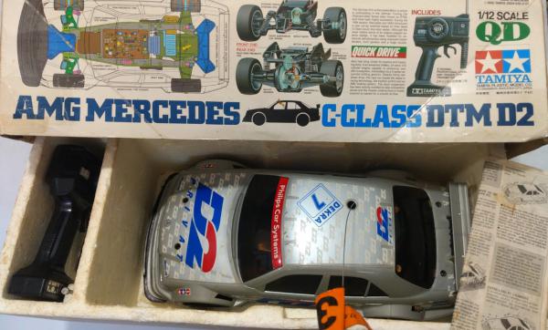 MERCEDES BENZ C CLASS DTM D2AMG - ESCALA 1;12, CONTROLE