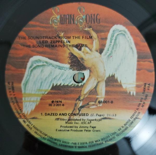 Led Zeppelin , The Soundtrack From The Film The Song Remains The Same 1976  , Swan Song - SS 2 201