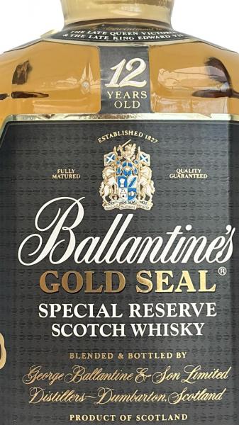 BALLANTINE'S - Gold Seal - Special Reserve Scotch Whisky - Garrafa BALLANTINE'S - Gold Seal - Special Reserve Scotch Whisky - Garrafa