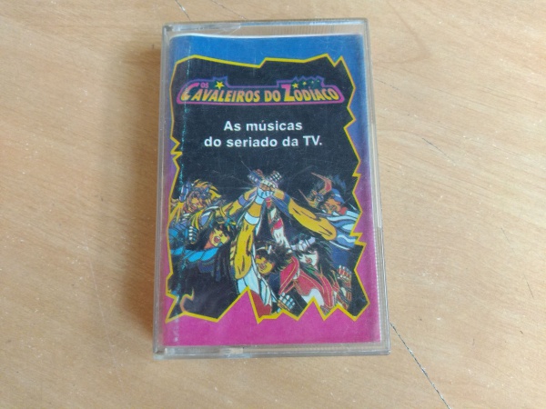 Fita K7 Os Cavaleiros Do Zodíaco - As Músicas do Seriad
