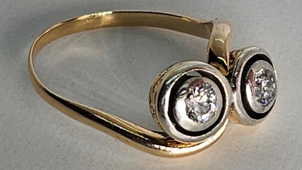Anel de Ouro Nobre 18K com diamantes cognac - Rainha - Coleção