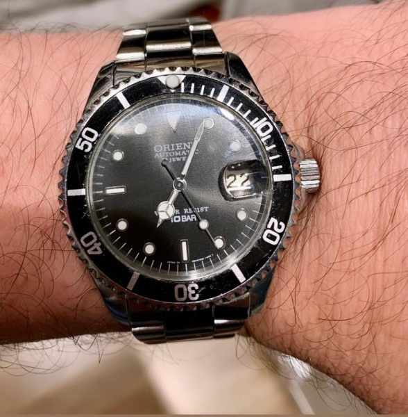 REL GIO ORIGINAL ORIENT SUBMARINER MODELO ZFM195 REF. EA487703