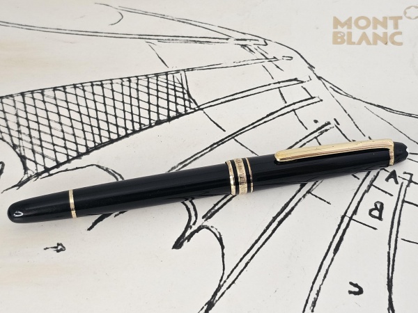 Canetas . Caneta Montblanc original modelo 164, cor vinho. Caneta foto 3