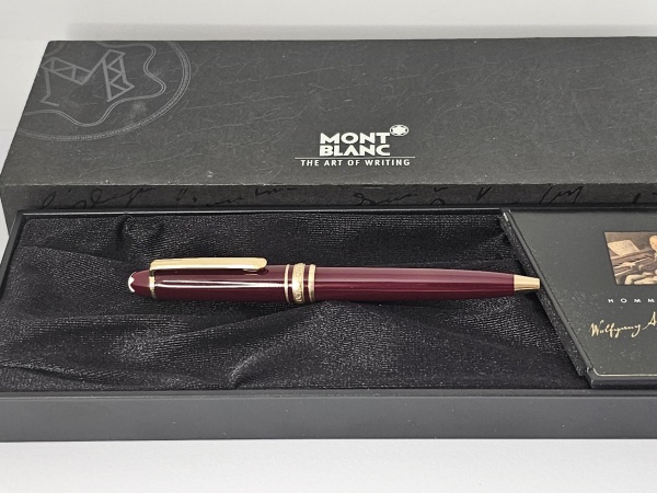 Canetas . Caneta Montblanc original modelo 164, cor vinho. Caneta foto 5