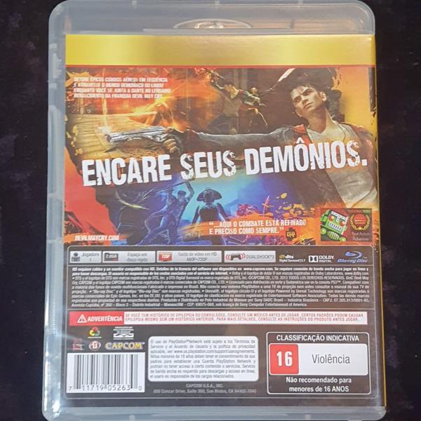 Jogo DMC Devil May Cry Favoritos - PS3