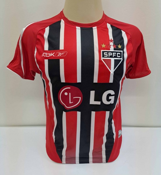 Camisa oficial do Sâo Paulo FC Reebok Patrocinador LG Taman