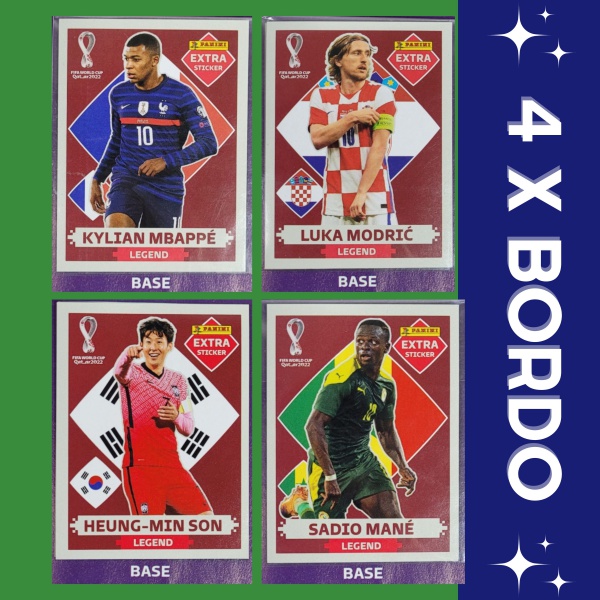 Figurinhas Da Copa 2022 - Todas Legends + Rookie + Coca Cola