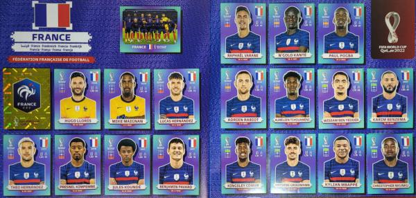 Figurinha do Kylian Mbappé da França (FRA 19) da Copa do Mundo do Qatar  2022 - Item de Coleção Original Panini