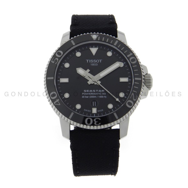 Rel gio Tissot Seastar Powermatic 80 Caixa em A o P