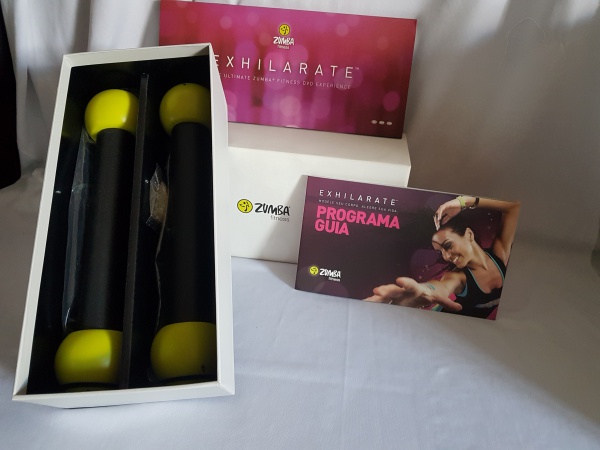 Kit Zumba Fitness Exhilarate completo. Cont m 7 DVD s d