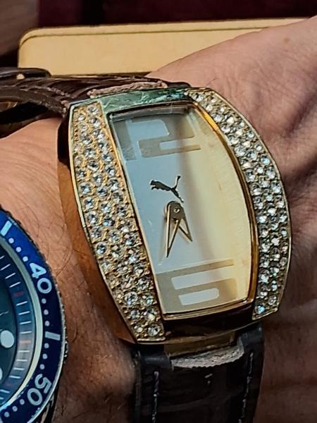 Puma Usado Relogio Feminino Puma Dourado Puma Em São Paulo