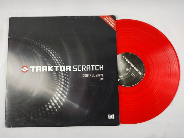 DISCO DE VINIL - TRAKTOR SCRATCH, CONTROL VINYL RED - V