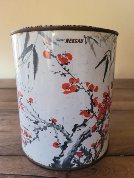 Antiga lata de Super Nescau da década de 80. O item pos