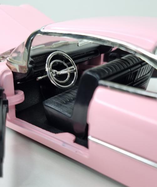 JADA TOYS - 1959 Cadillac Deville na cor rosa - Escala