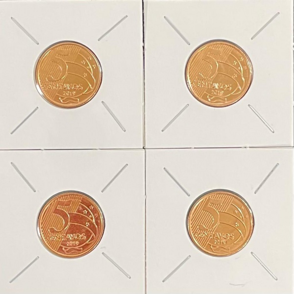 LANCE LIVRE - Set Premium 2019 : 10,25 centavos Efigie, 5,50 Centavos letra  A