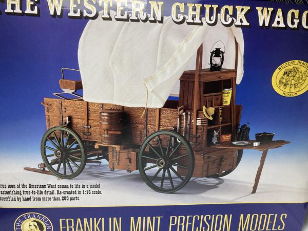 Franklin Mint Diecast Western Chuck Wagon 1:16 scale popular