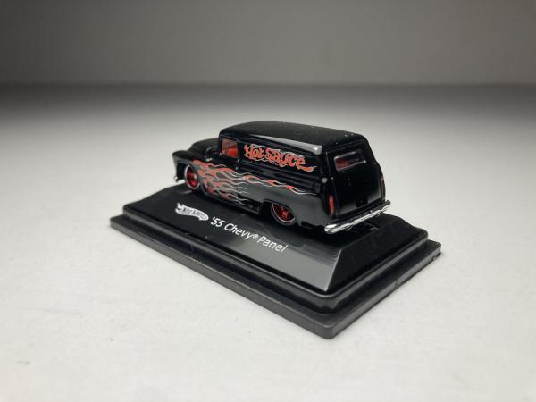 55 Chevy Panel Preto - Hot Wheels Escala 1/87 miniatura