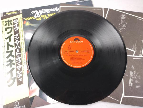 DISCO DE VINIL IMPORTADO JAPONÊS - WHITESNAKE, LIVE IN