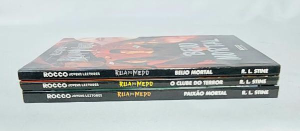 3 Livros - Coleção Rua do Medo - ''BEIJO MORTAL'', ''PAIXÃO MORTAL