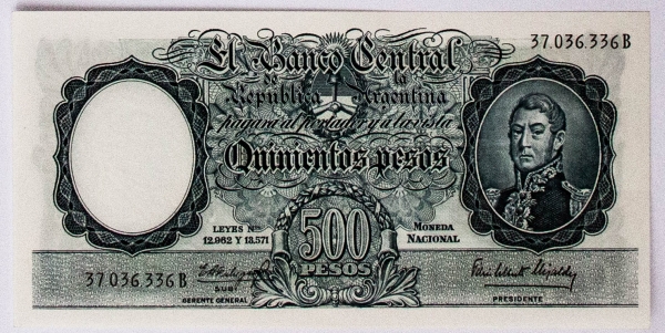 500 Pesos FE - Argentina - Marcon Numismática