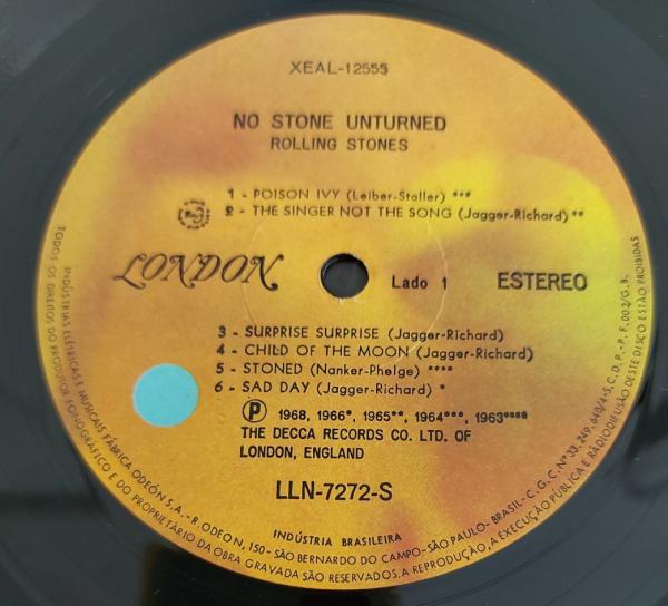 Disco de Vinil The Rolling Stones, No Stone Unturned. A