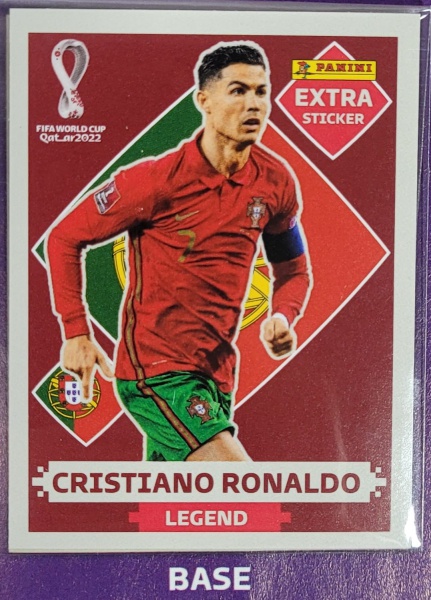 Figurinha copa qatar 2022 cristiano ronaldo legend bronze em