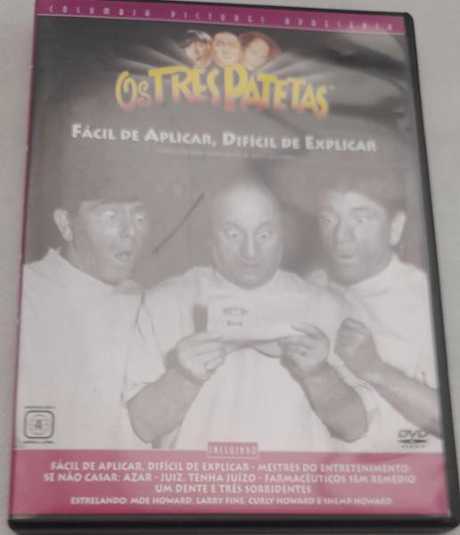 DVD OS TRÊS PATETAS