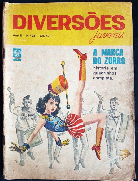 REVISTA DIVERSÕES JUVENIS Nº 25 - EDITORA ABRIL  DITÁTICA - ANO 1962 - CONSERVADA