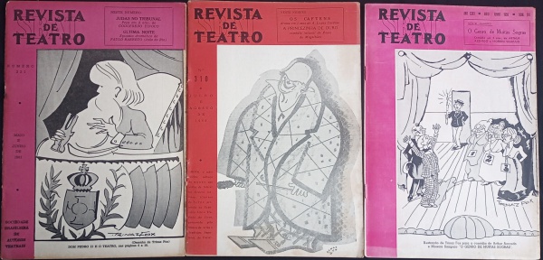 REVISTA (3) REVISTA DE TEATRO  SBAT SOCIEDADE BRASILEIRA DE AUTORES TEATRAIS - ANOS 1956, 1959 E 1961  - N.º 291, 310 E 321 - CONSERVADAS
