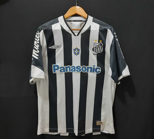 CAMISA DE FUTEBOL SANTOS FUTEBOL CLUB PANASONIC PARA RE