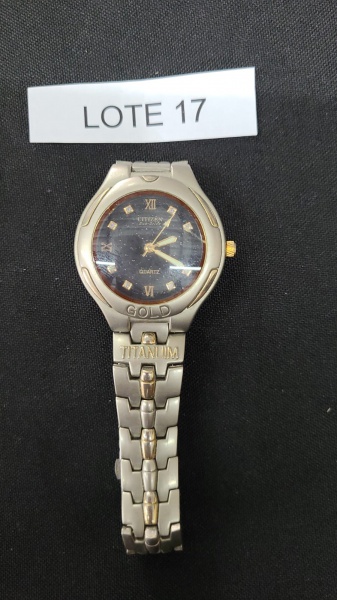 Relógio Citizen Eco Drive Quartz Gold 1628