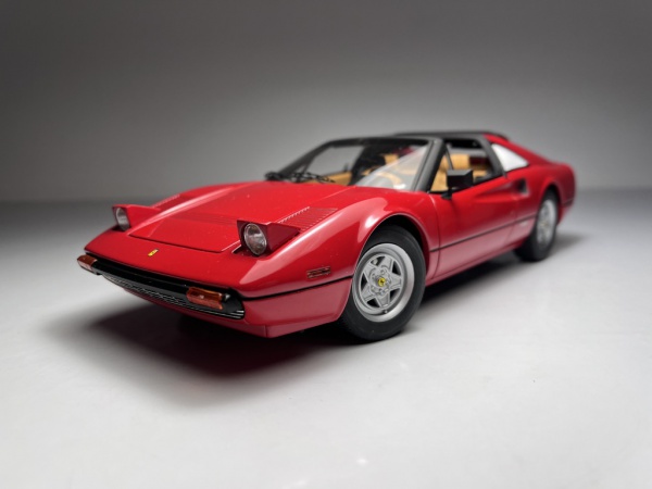Ferrari 308 GTS Magnum Vermelha - Hot Wheels Elite Esca