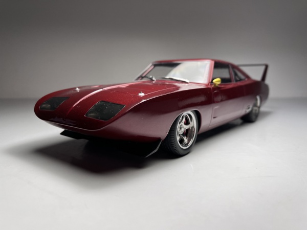 ミニカー 1/18 1969 Dodge Charger Daytona Custom Dodge: Charger Daytona Custom (1969) - Laranja - 1:18 - Greenlight