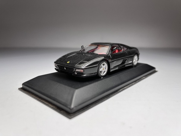 MINICHAMPS Ferrari F355 & F355spider 2台 Ferrari F355 Preta - Minichamps Escala 1/43 miniatura e