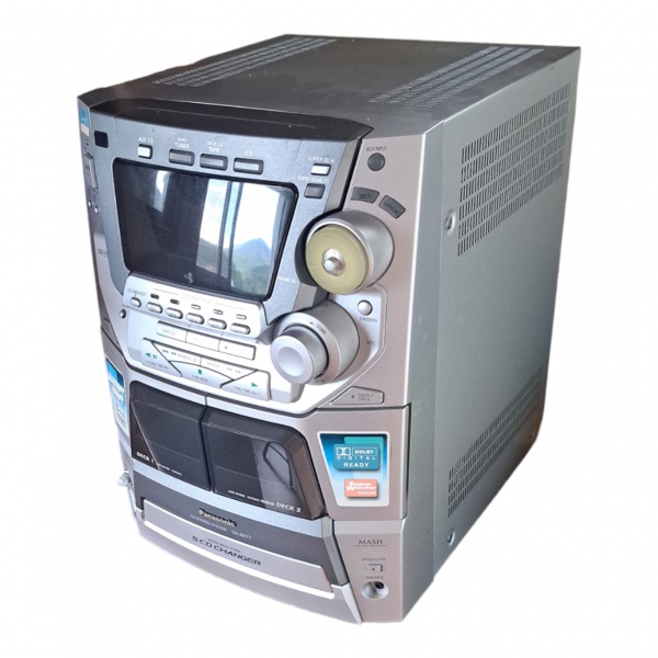 Panasonic CD Stereo System - AS-AK77, 110 V. 25 x 27 Al