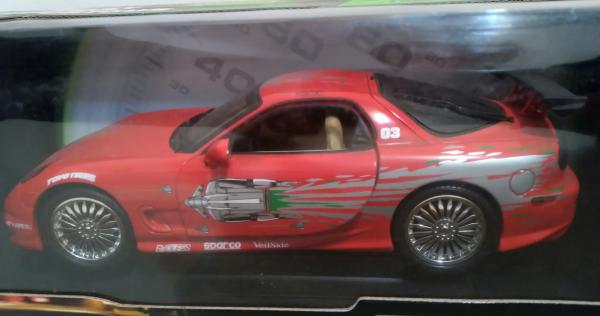 Miniatura RC ERTL 1993 Mazda RX-7 The Fast and The Furi