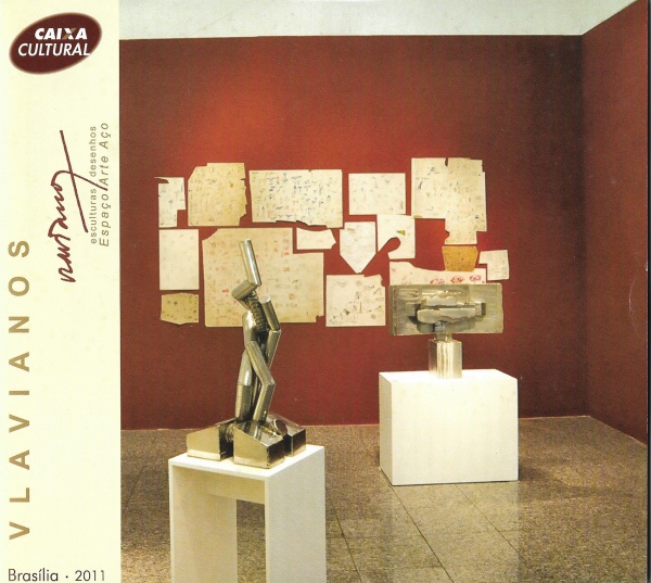 Mini catálogo - Nicolas Vlavianos. Espaço Arte Aço - Sergio Pizoli (curador) - Caixa Cultural - 2011 - brochura com 32 pp.  (S)