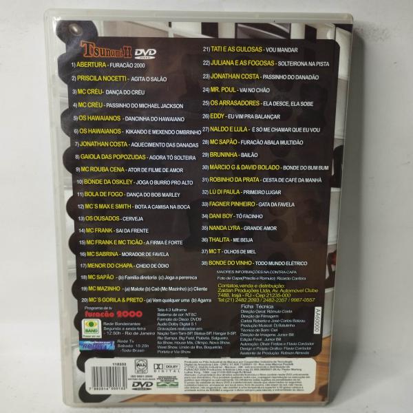 DVD: Furacão 2000 Tsunami II | Código: 118333 | Artista(s