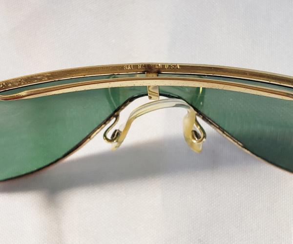 Raro RAY BAN USA WINGS Verde da Bausch & Lomb vintage a