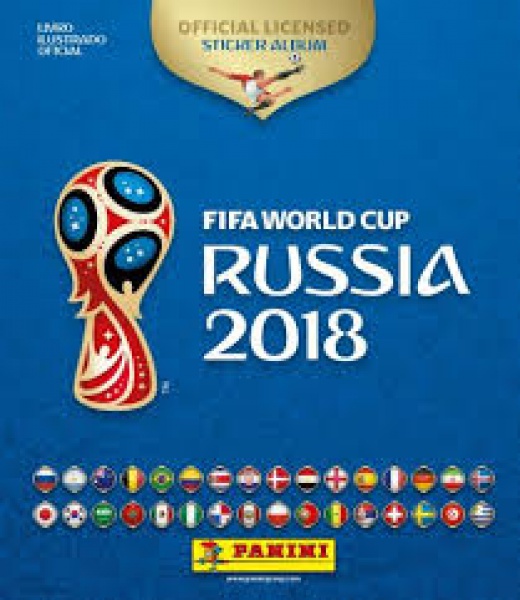 AV1474 - Álbum de Figurinhas - `FIFA WORLD CUP RUSSIA - 2018` - PANINI -   Capa Dura - Completo