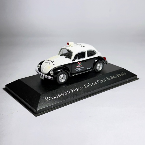 Miniatura - Volkswagen Fusca - Polícia Civil de São Pau
