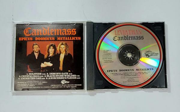 CD - Conservado e original COMPACT DISC - CANDLEMASS - EPICUS