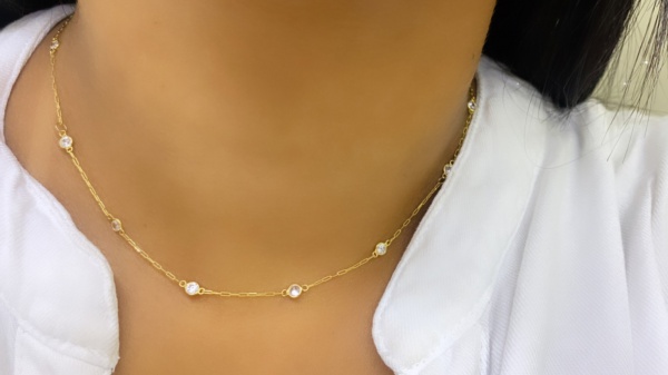 Joias . BRINCO ARGOLA ELOS EM OURO AMARELO 18K, 5,5x1,5cm , TOT foto 8